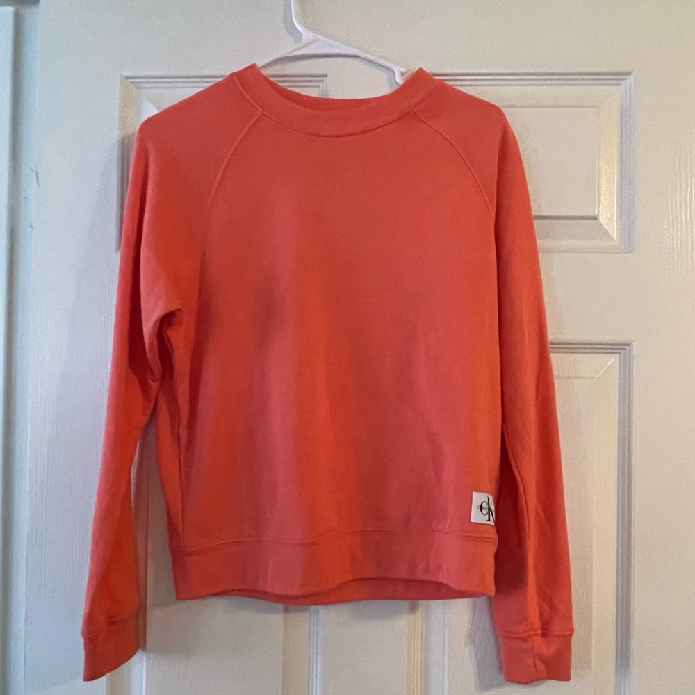 Calvin Klein Orange Sweatshirt